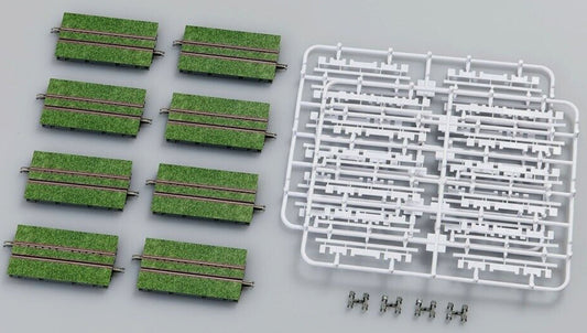 Tomix 1789 Wide Tram Straight Track S70-WT-G(F) (8 Tracks + Guardrails (N scale)