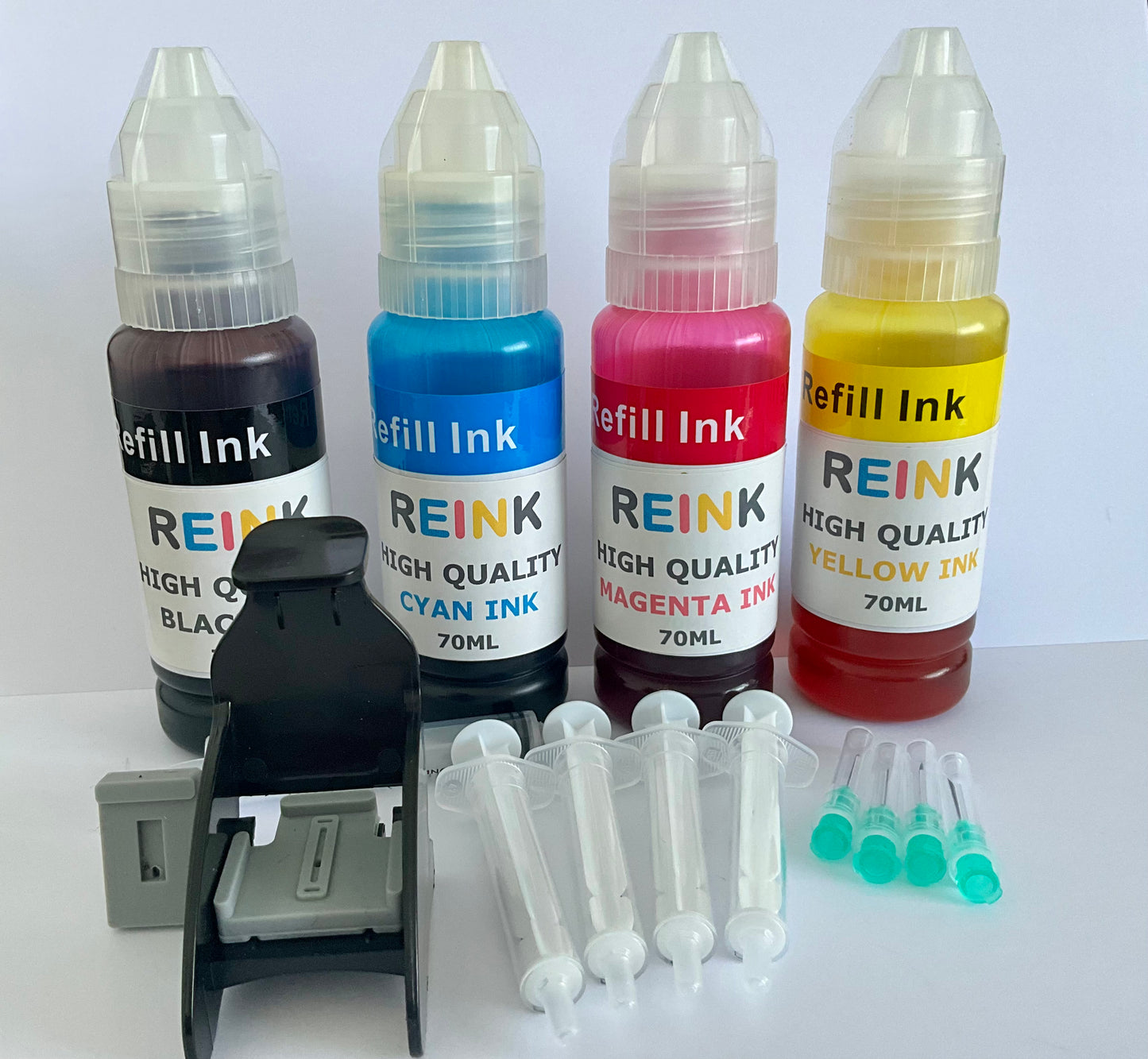 HP BLACK & COLOUR INK REFILL KIT FOR HP Officejet 5230 & HP302 HP302XL INK CARTRIDGES